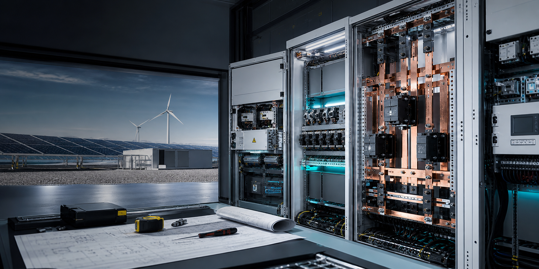 Planlı elektrik ve güvenlik altyapısı uygulaması